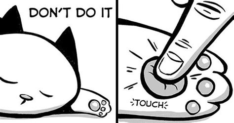 30 Funny Comics About The Reality Of Living With A Cat New Pics How To Cat Kitten Love