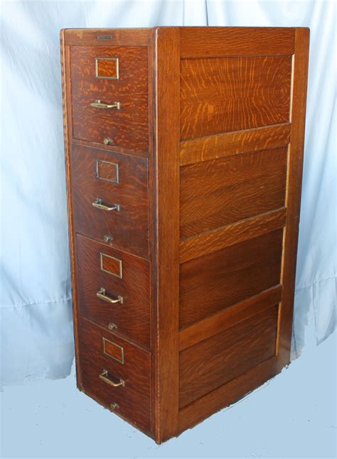 Choose from 30+ antique filing cabinets, prices from £150 to £7,750. Bargain John's Antiques | Antique Oak File Cabinet - four ...