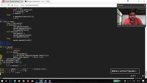 System Software And Compiler Lab Exp 6 Single Pass Assembler Youtube