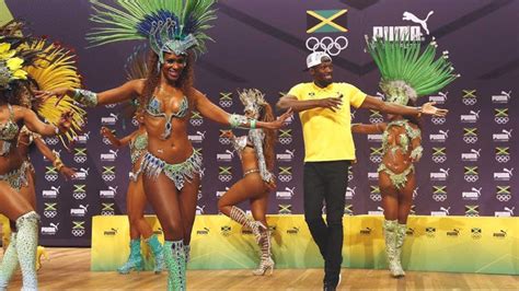 Usain Bolt Did A Samba Dance At An Olympics Press Conference