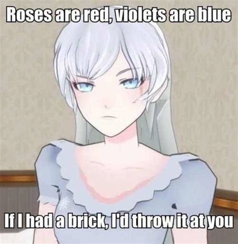 Weiss Tsundere Poem Rwby Know Your Meme