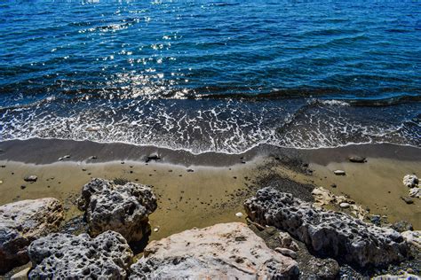 Beach Cliff Coast Cyprus Nature Ormidhia Scenery Sea Shore