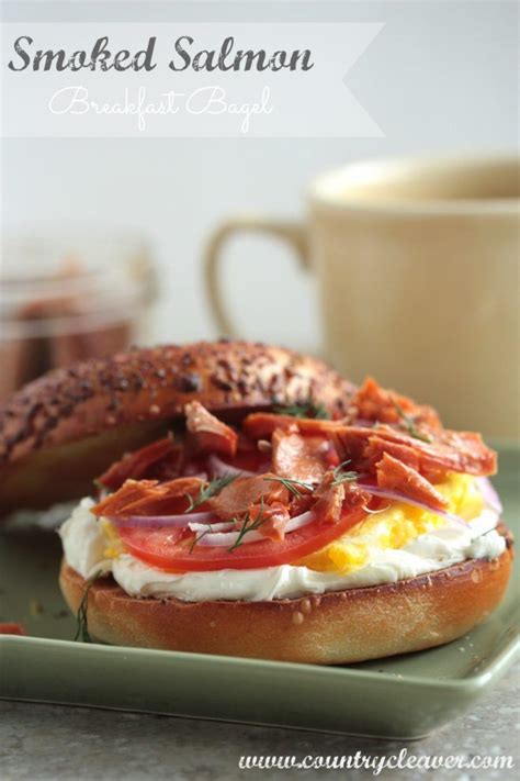 See more ideas about recipes, smoked salmon breakfast, smoked salmon. Smoked Salmon Breakfast Bagel - Country Cleaver | Smoked ...