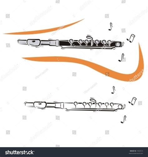 Music Instrument Series Vector Illustration Of A Clarinet 1932513