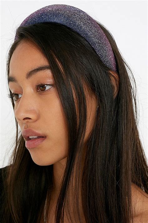 Glitter Puff Headband Urban Outfitters Uk