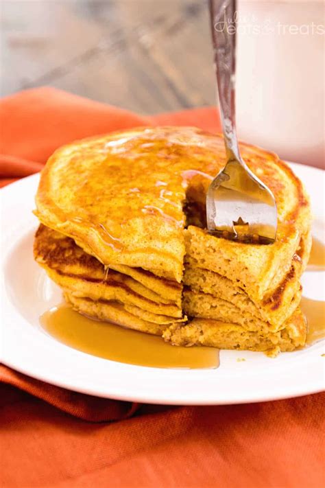 Pumpkin Spice Pancakes Recipe Julies Eats And Treats