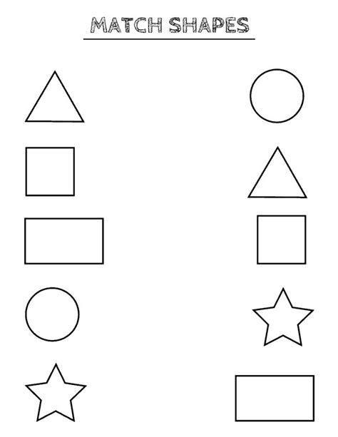 Free Printable Shapes Worksheets For Toddlers And Preschoolers