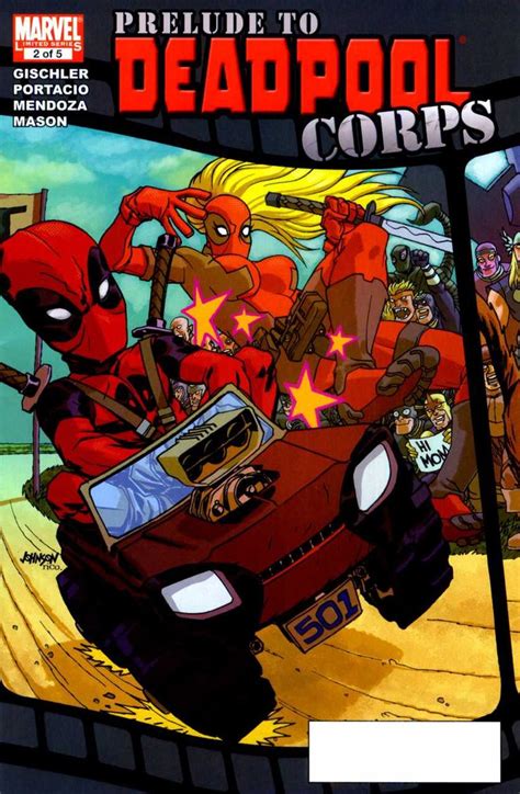 Prelude To Deadpool Corps 2 By Dave Johnson Deadpool Comics Comic