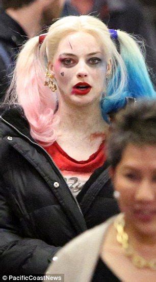 Margot Robbie Harley Quinn Makeup Transformation