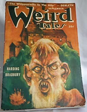 Weird Tales A Magazine Of The Bizarre And Unusual Volume September