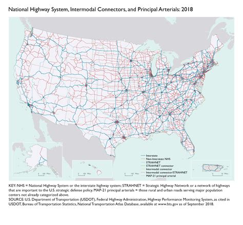 National Highway System Map