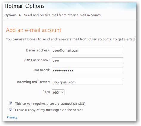 How To Add Any Pop3 Email Account To Hotmail
