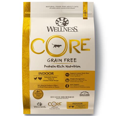 Only organic cat food is best for your pet. Wellness CORE Natural Grain Free Chicken & Turkey Dry Indoor Cat Food | Petco
