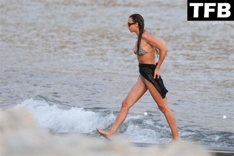 Irina Shayk Stella Maxwell Enjoy A Swim Together In Ibiza 43 Photos