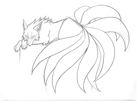 Kitsune Drawing At Getdrawings Free Download