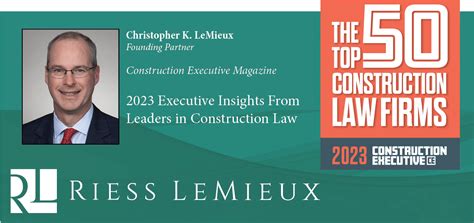 Construction Executives Insights From Leaders In Construction Law