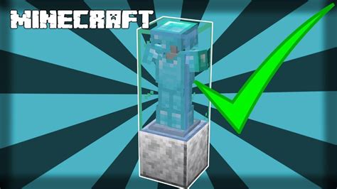 However, be careful in keeping the. MINECRAFT | How to Make a Glass Armor Stand Display Case ...
