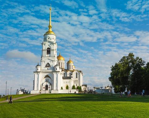 Het Historische Monument Van Vladimir Assumption Cathedral Uspensky