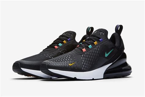 Official Images Nike Air Max 270 Black Multicolor •