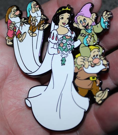 Pin Snow White And The Seven Dwarfs Wedding Limited Edition Le Etsy
