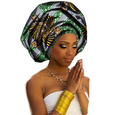 Decorative Scarf Shawls Women African Head Wrap African Traditional Fashion Wax Printed Ankara