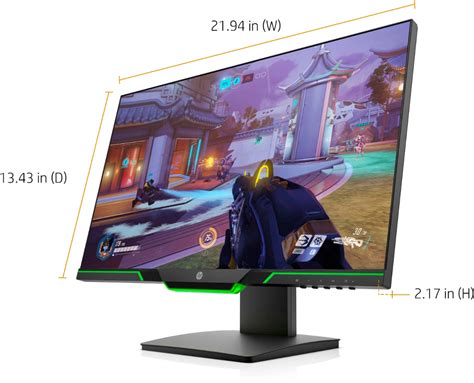 Hp Inch Full Hd Led Backlit Tn Panel Gaming Monitor X Frameless Amd Free Sync