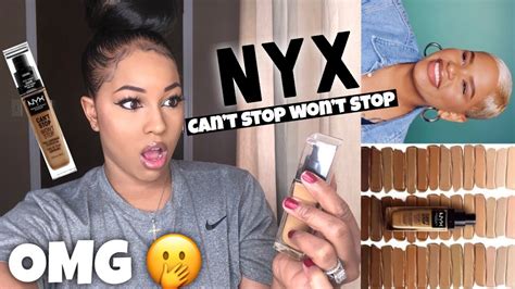 Nyx X Alissa Ashley Cant Stop Wont Stop Foundation Review Youtube