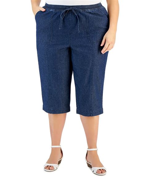 Karen Scott Plus Size Quinn Capri Pants Created For Macys Macys
