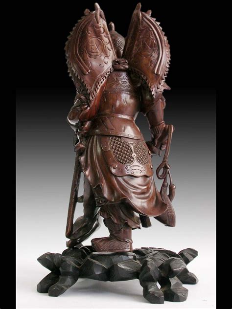God Of War Zhao Zilong Saving Adou Antique Chinese Carved Etsy