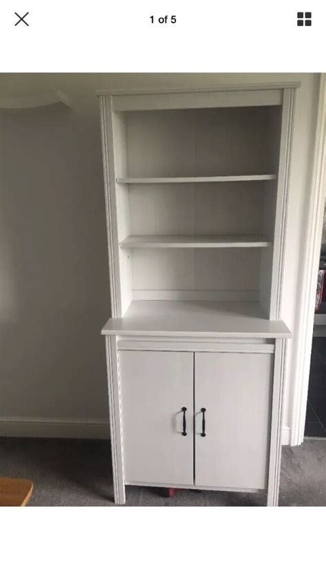 Ikea Brusali Tall Cabinet With Doors In White In East London London