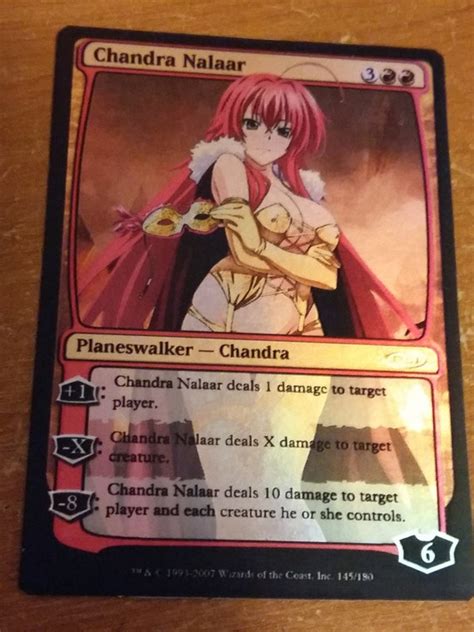 Magic The Gathering Altered Art Sexy Rias By Foilalterations