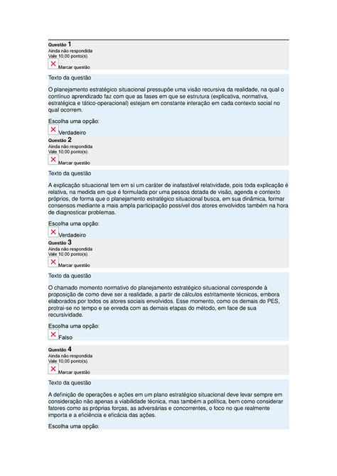 Atv Atividade de Planejamento e Projeto Questão Ainda não respondida Vale ponto s