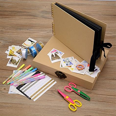 To create such a diy scrapbook photo album, you can stick various ornaments to the cover page as decorations, draw ghosts or other creatures. DIY Photo Album: Amazon.com