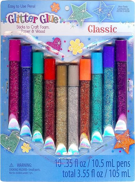 Sulyn Sul51600 Glitter Glue Pens Classic 10 Pack