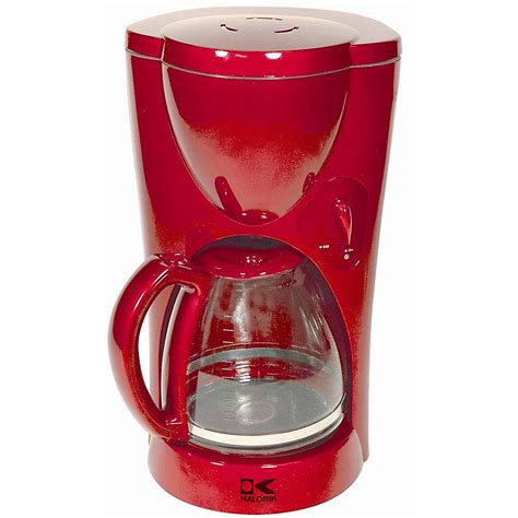 Follow this guide to keep your coffee maker looking like new and your morning brew tasting fresh. Kalorik 12-Cup Coffee Maker - Red Metalic - Appliances ...