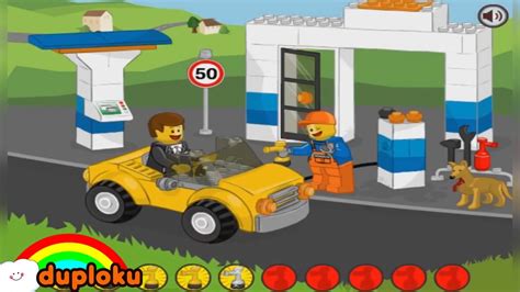 Lego Pom Bensin Lego Junior Game Gas Station Duploku Youtube