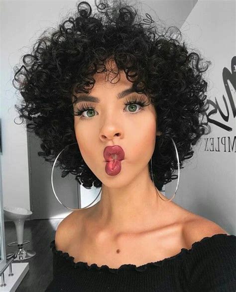 Short Curly Hairstyles For Women Short Curly Wigs Kinky Curly Short