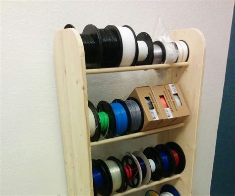 Super Simple Spool Storage Rack 5 Steps With Pictures Instructables