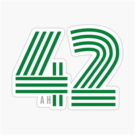 Ah 42 Sticker For Sale By Purplepeppers Redbubble
