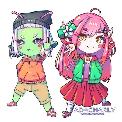 💚🧡 Alex And Abby Goofing Around By Tadacharly On Newgrounds