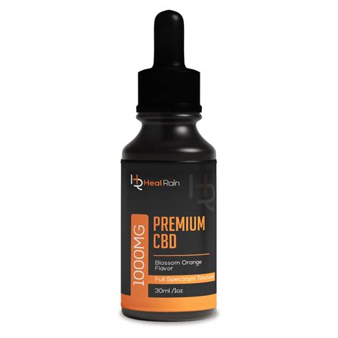 Premium Cbd Oil Full Spectrum Tincture Blossom Orange Flavor 30ml