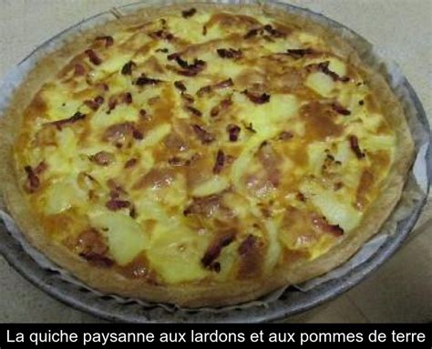 Recette Tarte Aux Pommes De Terre Et Lardons MC Sur Les P Tits Plaisirs Gourmands De Stefy