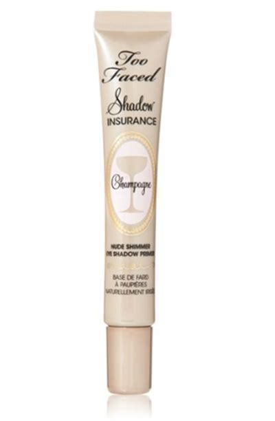 Shown and compared in this post is the original (blue tube), lemon. Too Faced Shadow Insurance Champagne Eyeshadow Primer for ...
