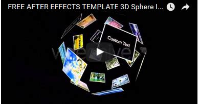 We make it easy to have the best after effects video. FREE AFTER EFFECTS TEMPLATE 3D Sphere Image | FREE AFTER ...
