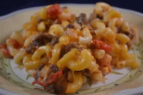 For the macaroni and cheese, cook macaroni in a pot with plenty of salted water until al dente. Macaroni, Cheese and Meat