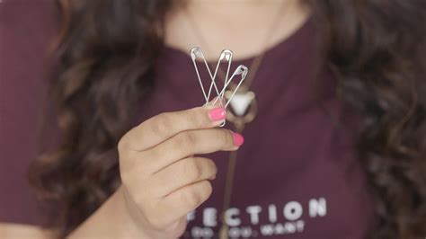 3 Unexpected Ways To Use A Safety Pin Safety Pin Hacks Youtube