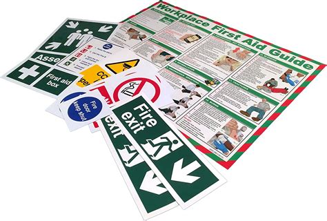 Laminated Workplace First Aid Poster 590mm X 420mm Complete