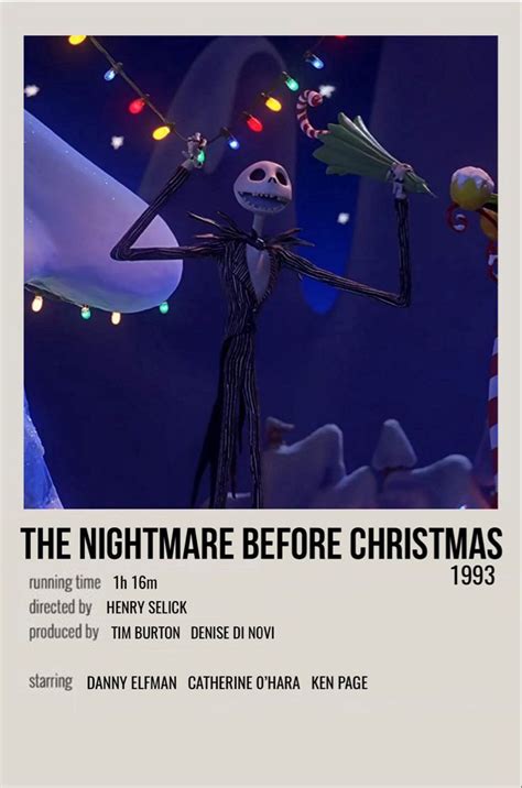 The Nightmare Before Christmas Halloween Movie Poster Movie Poster