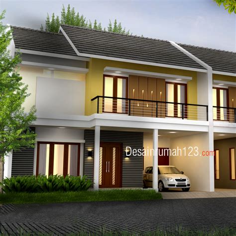 Konstruksi rumah ukuran 6x9 meter 3 kamar. Desain Rumah 2 Lantai di Lahan 10,6 x 10 M2 | DR - 1002 ...