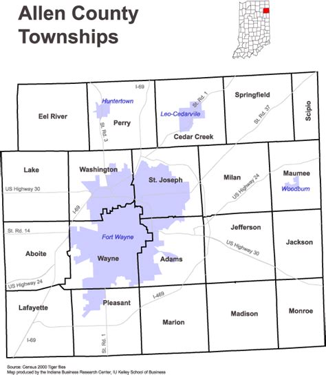 Maps Of Allen County Indiana On Allen Ingenweb Project